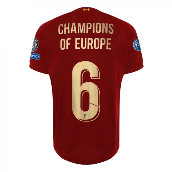 MAILLOT LIVERPOOL CHAMPIONS D'EUROPE DOMICILE 2019-2020
