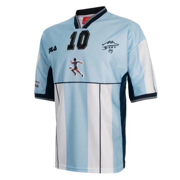 MAILLOT ARGENTINE HOMMAGE A DIEGO MARADONA 2001