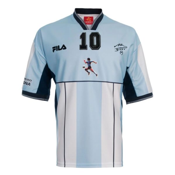 MAILLOT ARGENTINE HOMMAGE A DIEGO MARADONA 2001