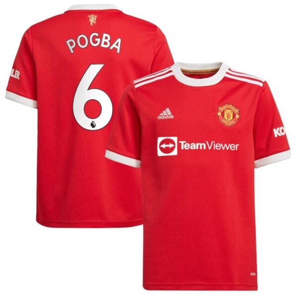 MAILLOT MANCHESTER UNITED DOMICILE POGBA 2021-2022