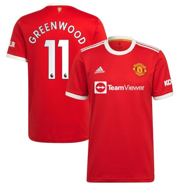 MAILLOT MANCHESTER UNITED DOMICILE GREENWOOD 2021-2022