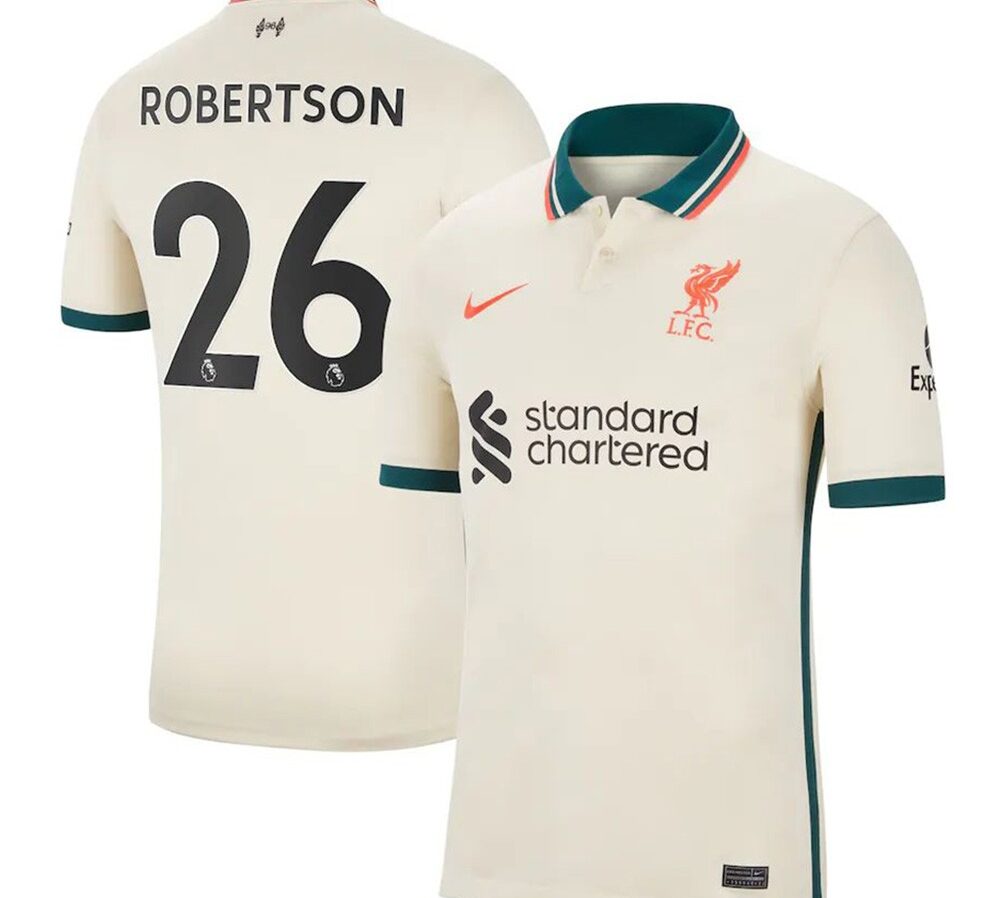 MAILLOT LIVERPOOL EXTERIEUR ROBERTSON 2021-2022