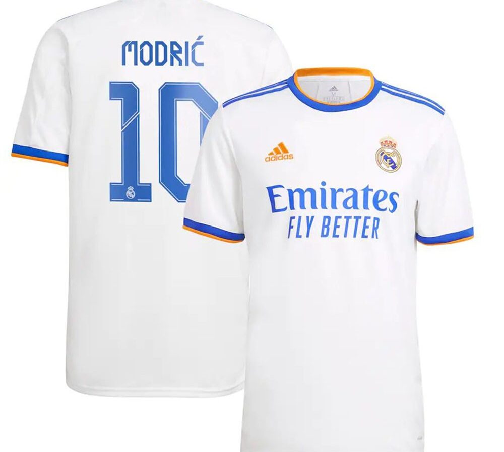 MAILLOT REAL MADRID DOMICILE MODRIC 2021-2022