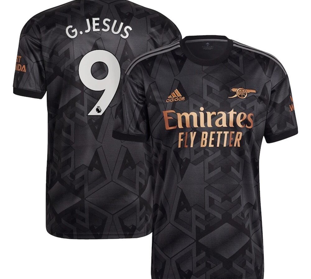 MAILLOT ARSENAL EXTERIEUR GABRIEL JESUS 2022-2023