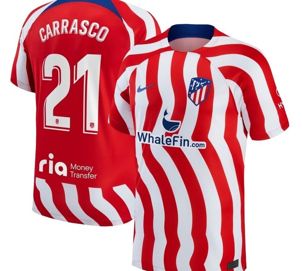 MAILLOT ATLETICO MADRID DOMICILE CARRASCO 2022-2023