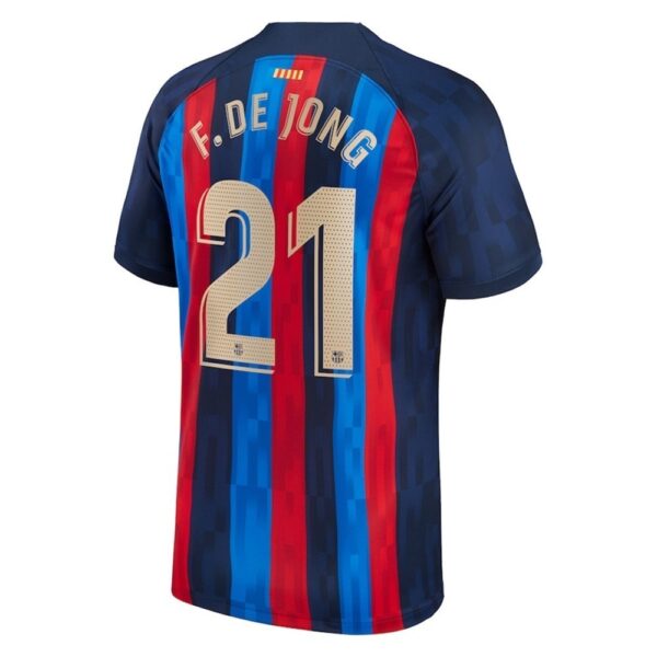 MAILLOT FC BARCELONE DOMICILE FRENKIE DE JONG 2022-2023