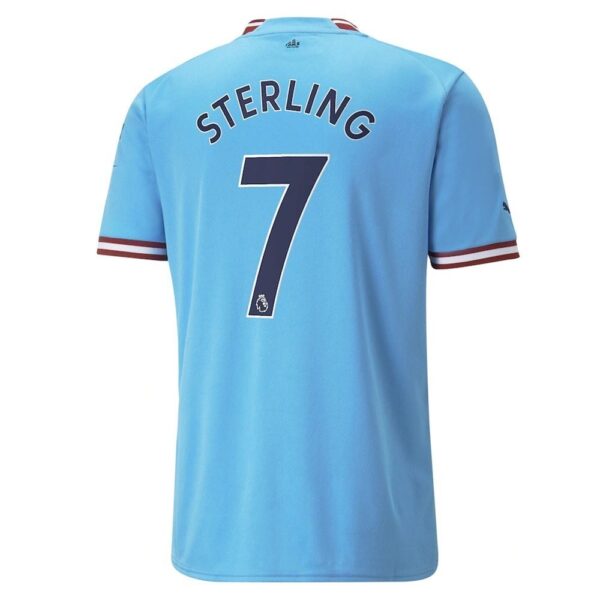 MAILLOT MANCHESTER CITY DOMICILE STERLING 2022-2023