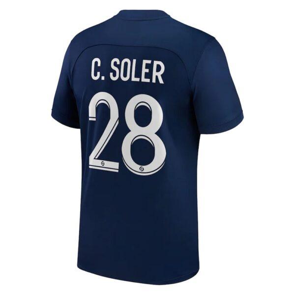 MAILLOT PSG DOMICILE CARLOS SOLER 2022-2023