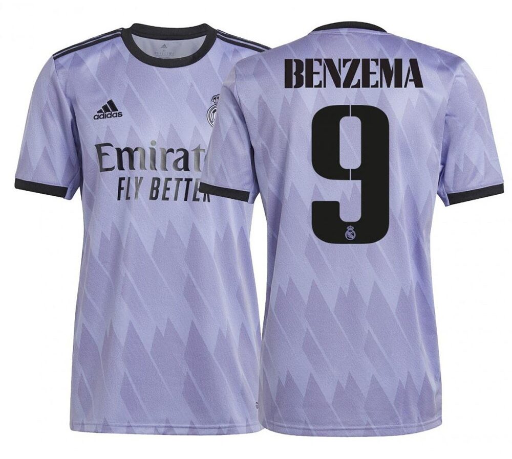 MAILLOT REAL MADRID EXTERIEUR BENZEMA 2022-2023