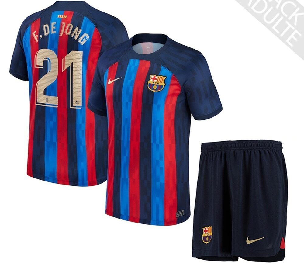 PACK FC BARCELONE DOMICILE FRENKIE DE JONG 2022-2023