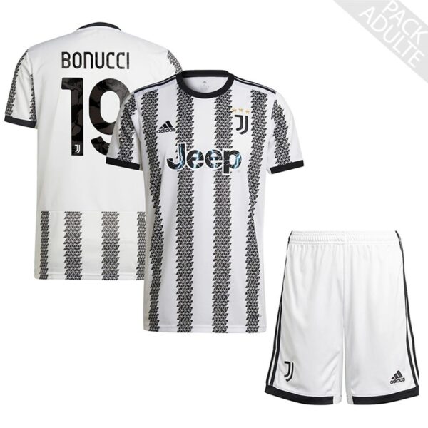 PACK JUVENTUS DOMICILE BONUCCI ADULTE 2022-2023