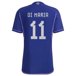 PACK ARGENTINE EXTERIEUR DI MARIA. ENSEMBLE ADULTE MAILLOT ET SHORT 2022-2023