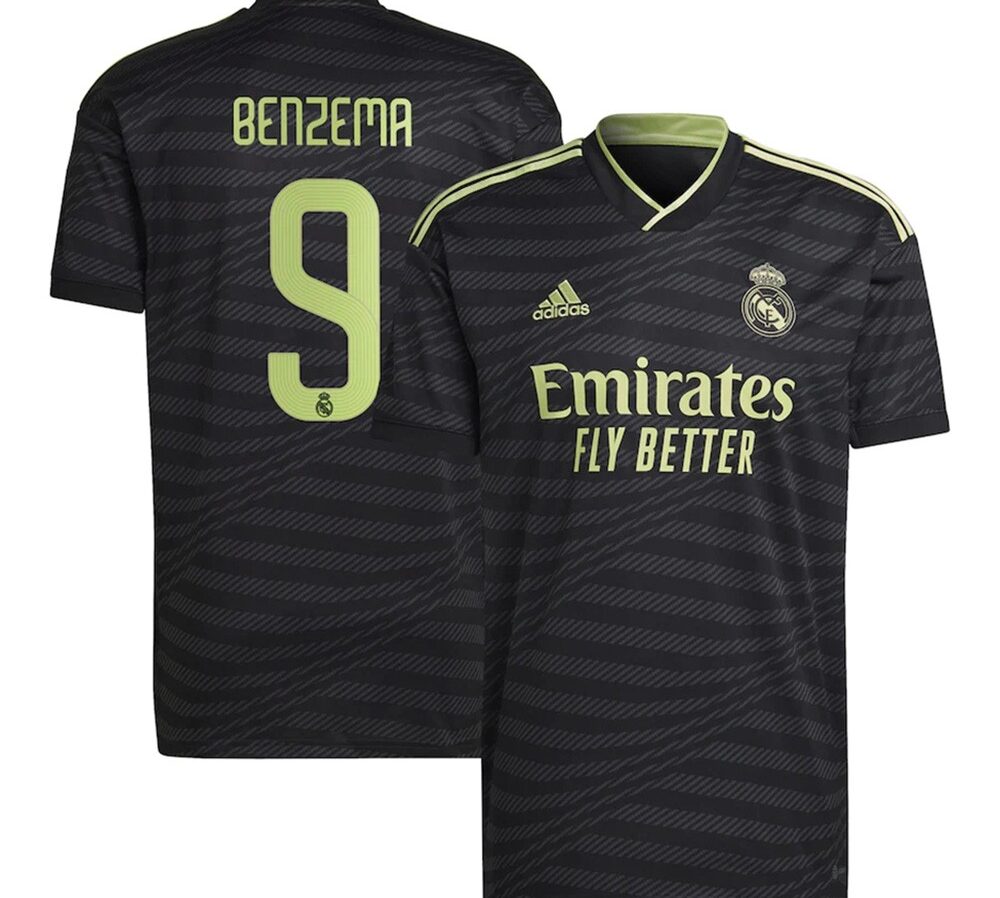 MAILLOT REAL MADRID THIRD BENZEMA 2022-2023