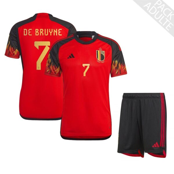 PACK BELGIQUE DOMICILE DE BRUYNE ADULTE 2022-2023