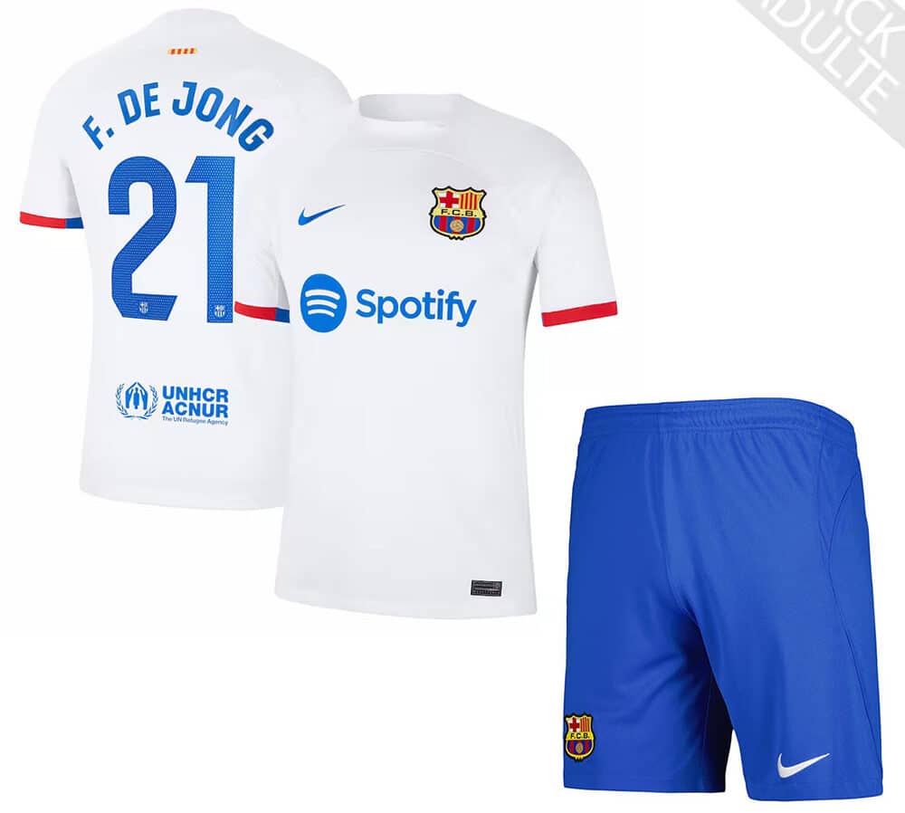 PACK FC BARCELONE EXTERIEUR FRENKIE DE JONG 2023-2024