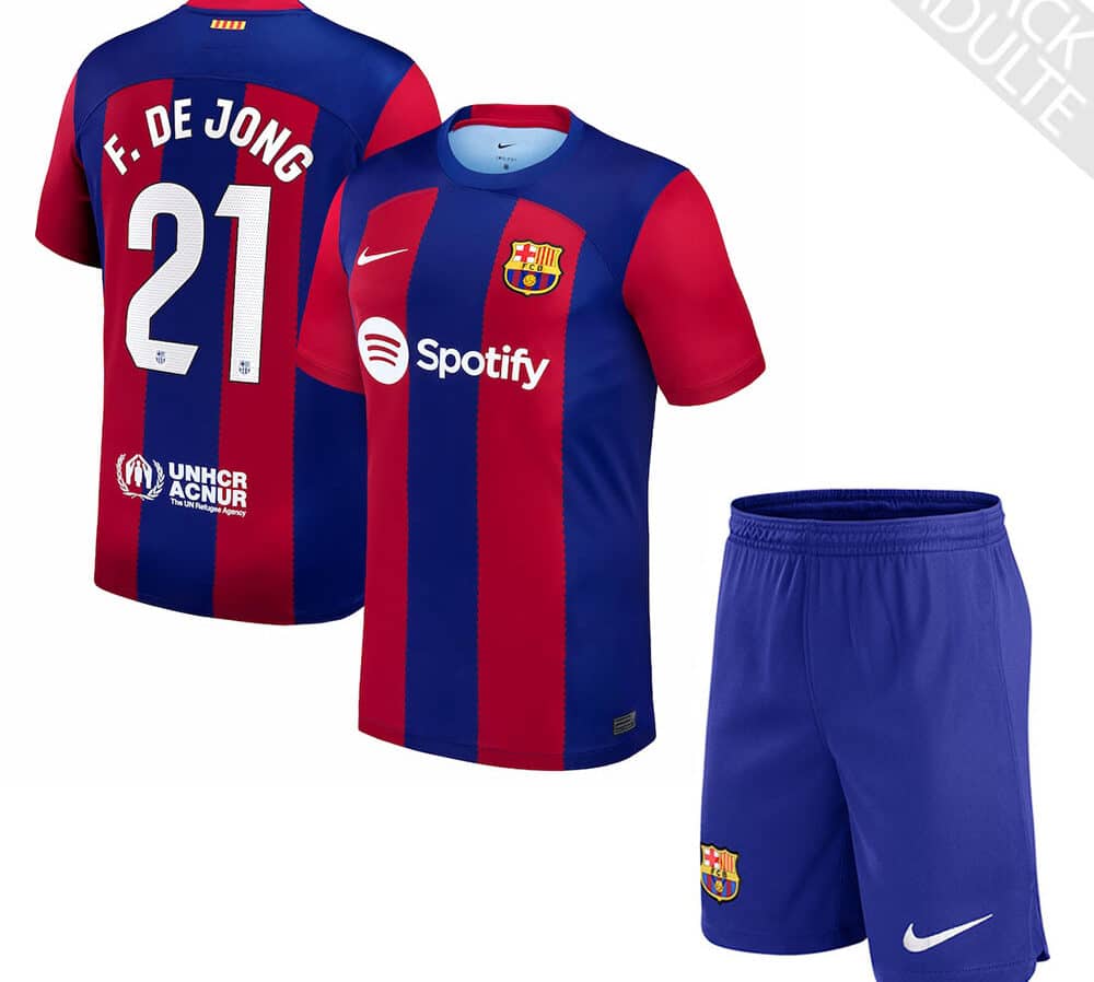 PACK FC BARCELONE DOMICILE FRENKIE DE JONG 2023-2024