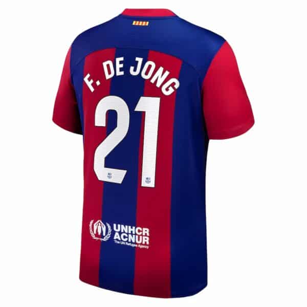 PACK FC BARCELONE DOMICILE FRENKIE DE JONG ADULTE 2023-2024