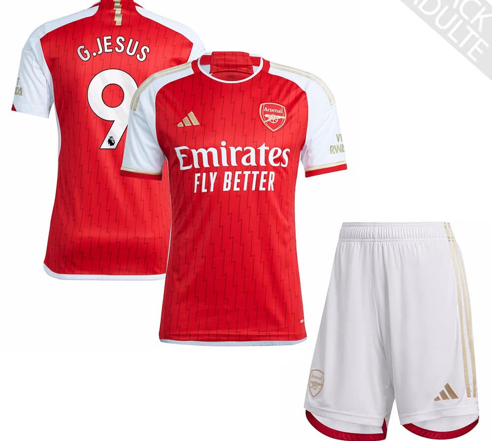 PACK ARSENAL DOMICILE GABRIEL JESUS 2023-2024