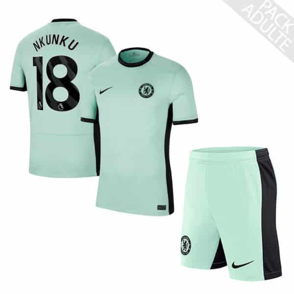 PACK CHELSEA THIRD NKUNKU ADULTE 2023-2024