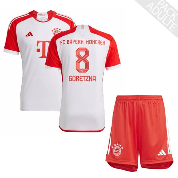 PACK BAYERN MUNICH DOMICILE GORETZKA ADULTE 2023-2024