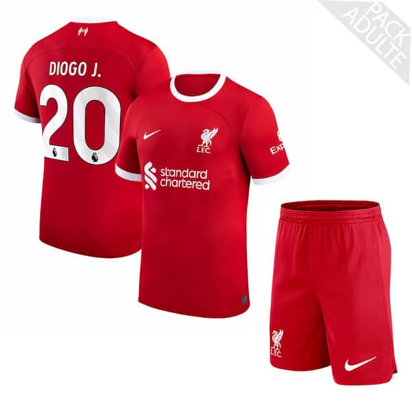 PACK LIVERPOOL DOMICILE DIOGO JOTA ADULTE 2023-2024