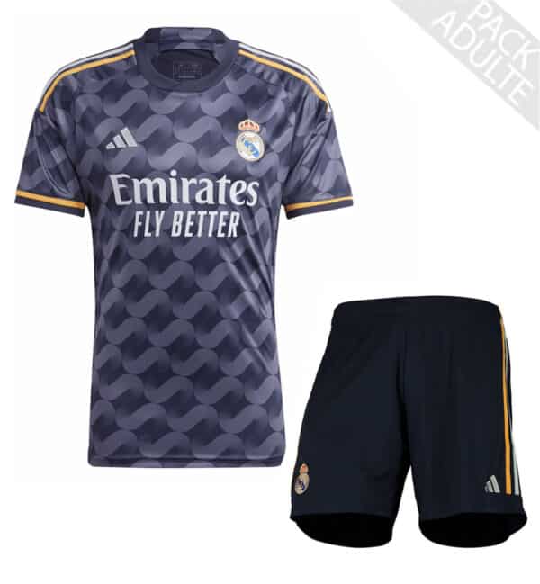 PACK REAL MADRID EXTERIEUR ADULTE 2023-2024