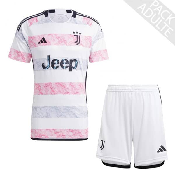 PACK JUVENTUS EXTERIEUR ADULTE 2023-2024