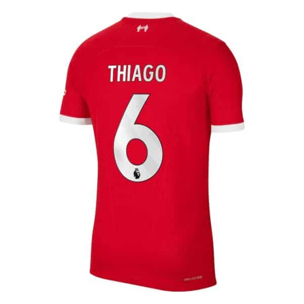 MAILLOT LIVERPOOL DOMICILE THIAGO ALCANTARA VERSION VAPOR MATCH 2023-2024