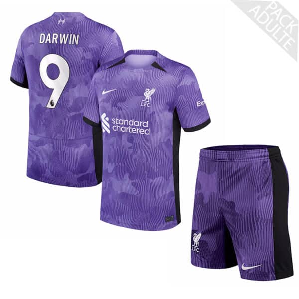 PACK LIVERPOOL THIRD DARWIN ADULTE 2023-2024