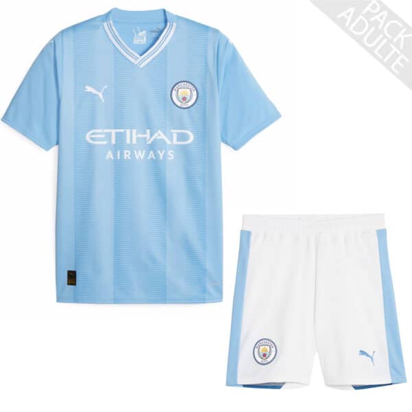 PACK MANCHESTER CITY DOMICILE ADULTE 2023-2024