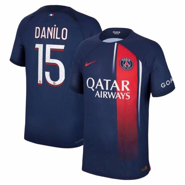 MAILLOT PSG DOMICILE DANILO VERSION VAPOR MATCH 2023-2024