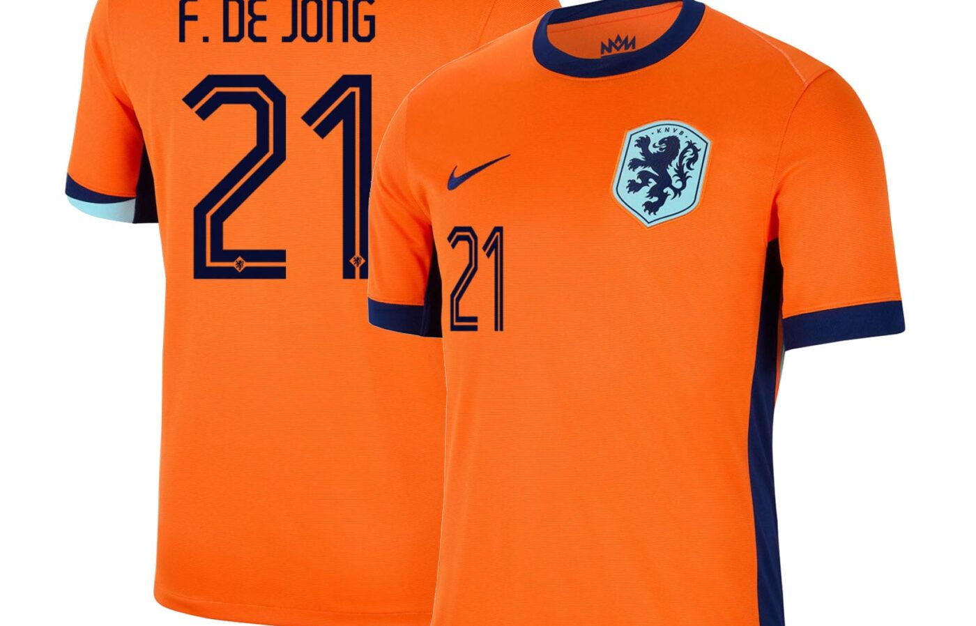 MAILLOT PAYS-BAS DOMICILE FRENKIE DE JONG SAISON 2024-2025