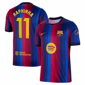 MAILLOT FC BARCELONE DOMICILE RAPHINHA 2026-2027