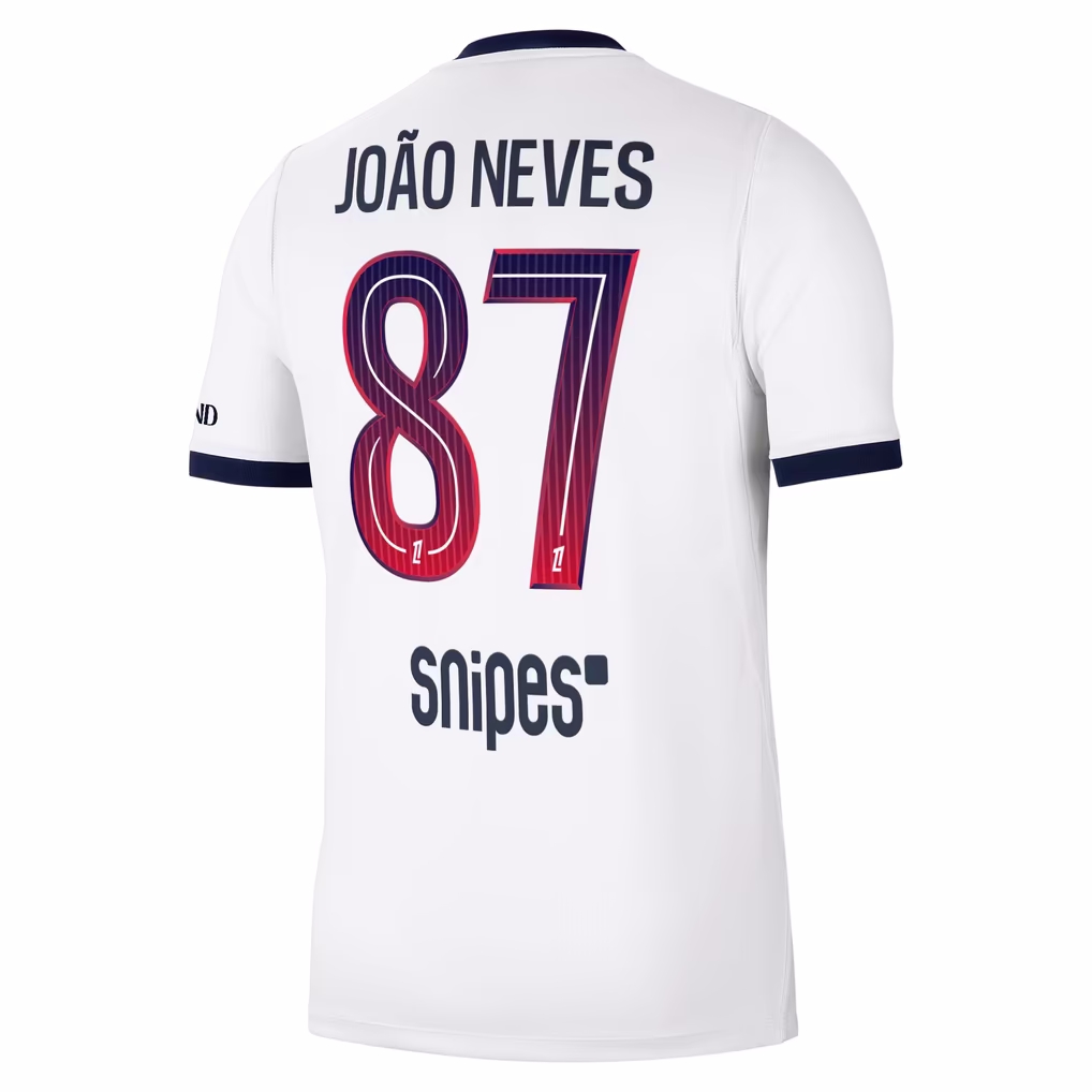 MAILLOT PSG EXTERIEUR JOAO NEVES 2026-2027 MAILLOT PSG EXTERIEUR JOAO NEVES 2026-2027