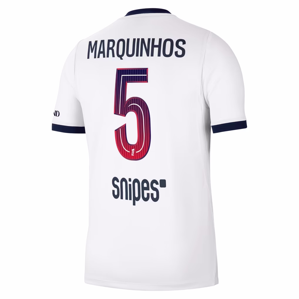 MAILLOT PSG EXTERIEUR MARQUINHOS 2026-2027 MAILLOT PSG EXTERIEUR MARQUINHOS 2026-2027