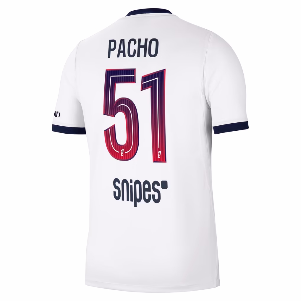 MAILLOT PSG EXTERIEUR PACHO 2026-2027 MAILLOT PSG EXTERIEUR PACHO 2026-2027